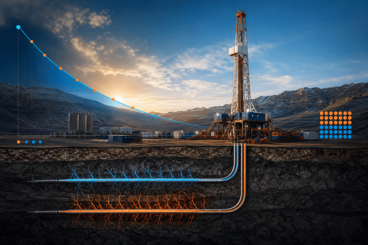 Fervo is using oil-industry drilling methods on geothermal wells cover