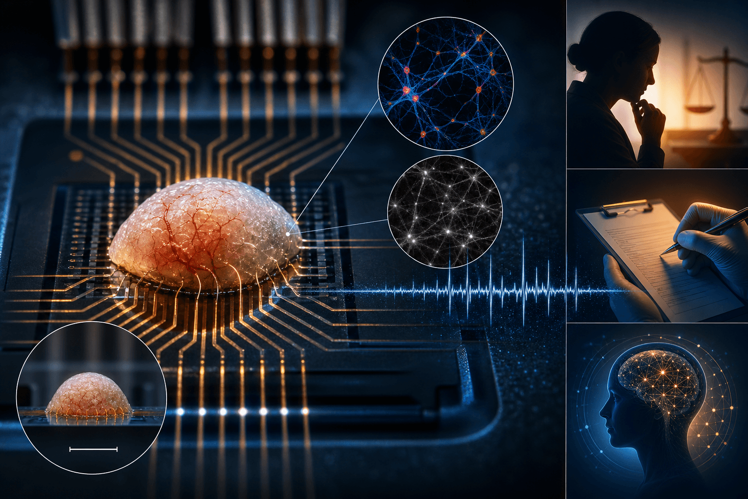 Researchers are connecting lab-grown neurons to computers cover