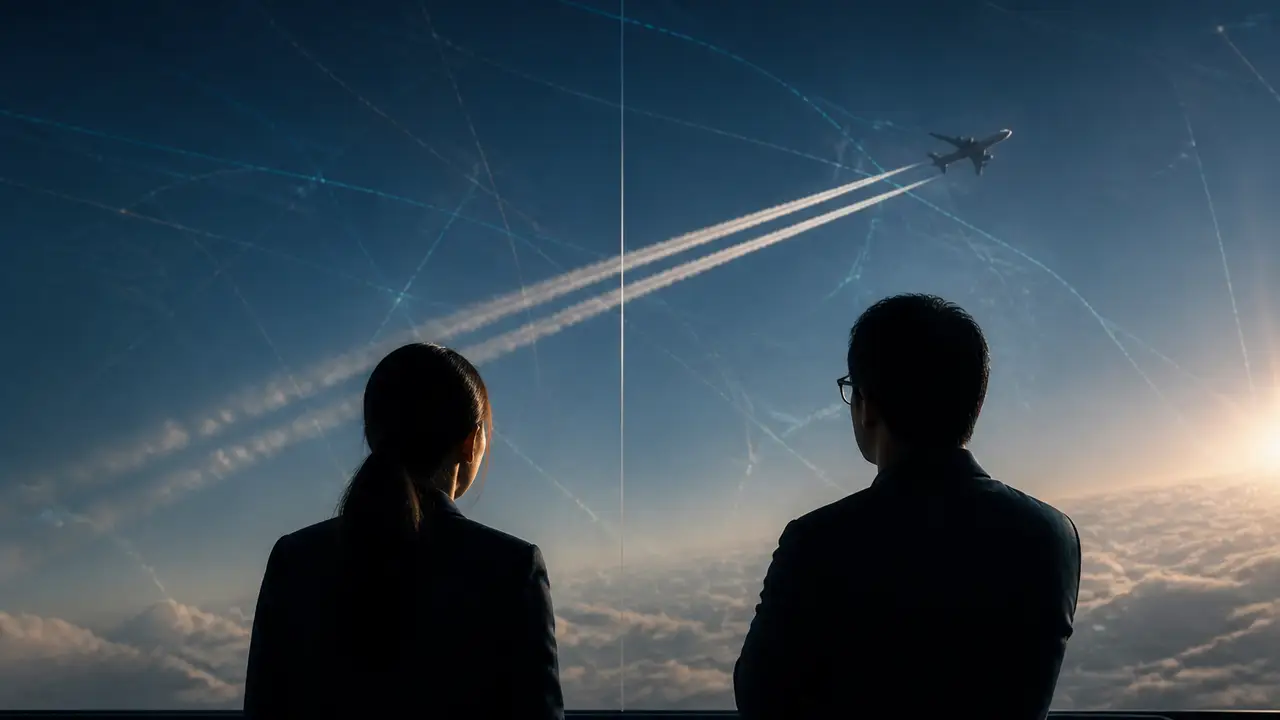 Google and Cathay Pacific trial AI to cut contrail warming on long-haul flights cover
