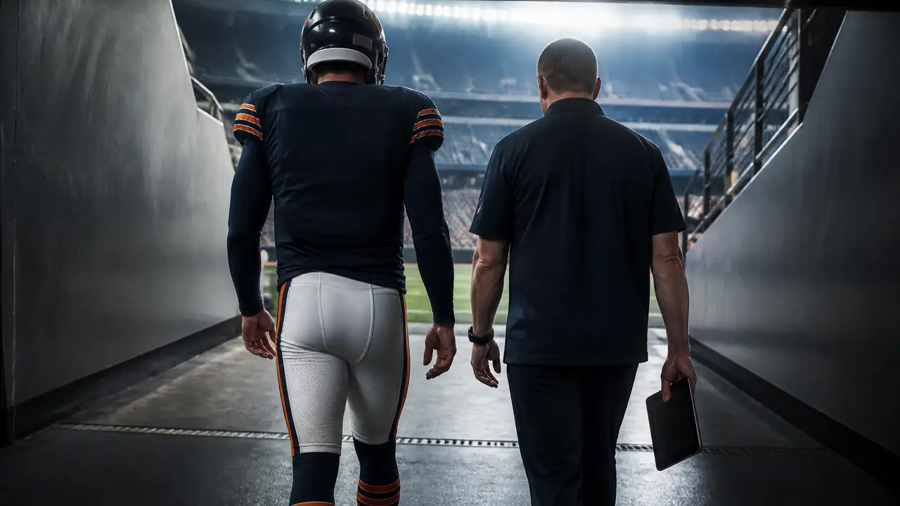 Bears quarterback situation worsens with Tyson Bagent in concussion protocol cover