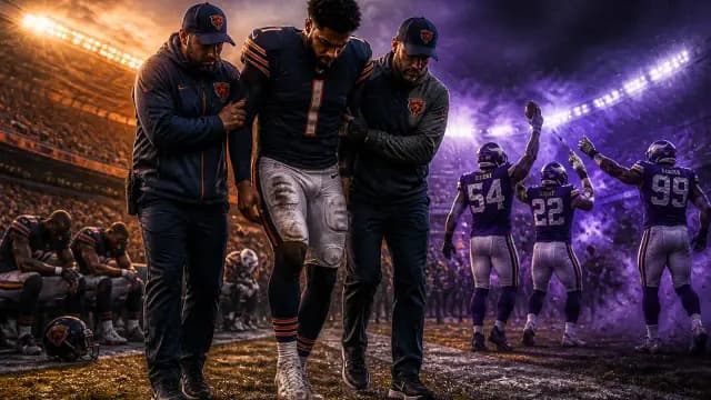 Caleb Williams leaves with hamstring injury as Bears fall 9-3 to Vikings cover