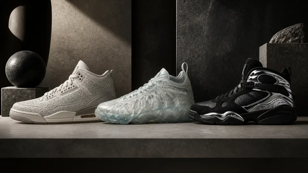 August sneaker drops are on SneakerNews: Jordan 3 Laser, Pharrell's Jellyfish, Chrome 8 cover
